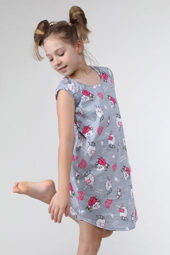 Сорочка 88064 детская (Серый) - Модно-Трикотаж