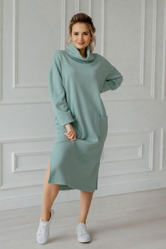 Платье Иоланта (Ментоловый) - Модно-Трикотаж
