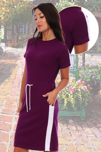 Платье 6703 (Фиолетовый) - Модно-Трикотаж