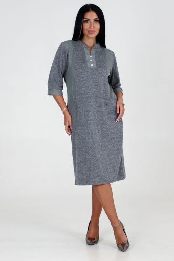 Платье 31769 (Серый) - Модно-Трикотаж