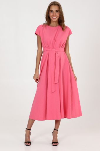Платье П028 (Розовый) - Модно-Трикотаж