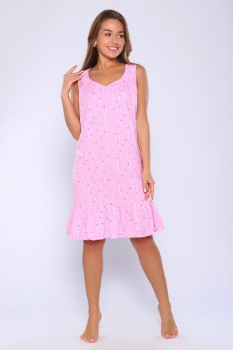 Сорочка 89308 (Розовый) - Модно-Трикотаж