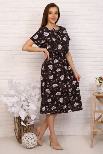 Платье 20620 (Черный) - Модно-Трикотаж