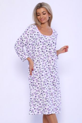 Сорочка женская 51090 (Фиолетовый) - Модно-Трикотаж