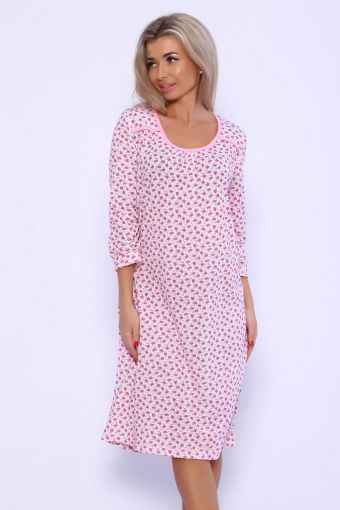 Сорочка женская 51090 (Розовый) - Модно-Трикотаж