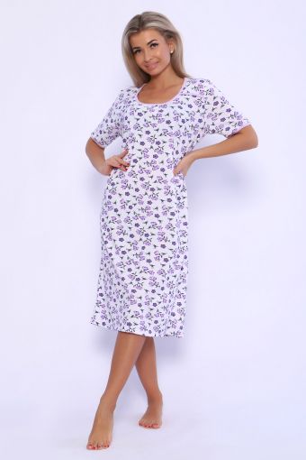 Сорочка женская 51089 (Фиолетовый) - Модно-Трикотаж