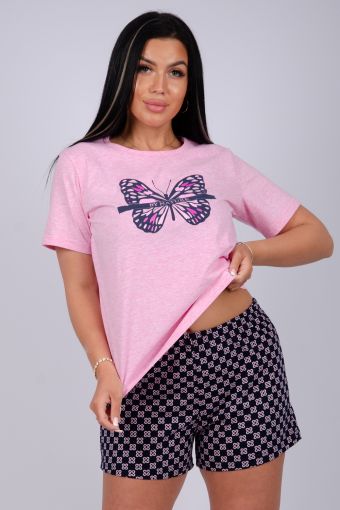 Пижама Бабочка (Розовый) (Фото 2)