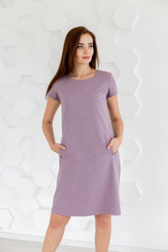 Платье Амалия (Сиреневый) - Модно-Трикотаж