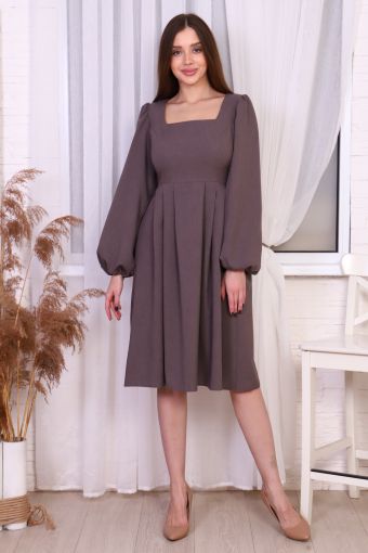 Платье П178н (Какао) - Модно-Трикотаж