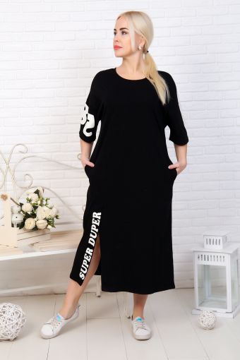 Платье 32005 (Черный) - Модно-Трикотаж