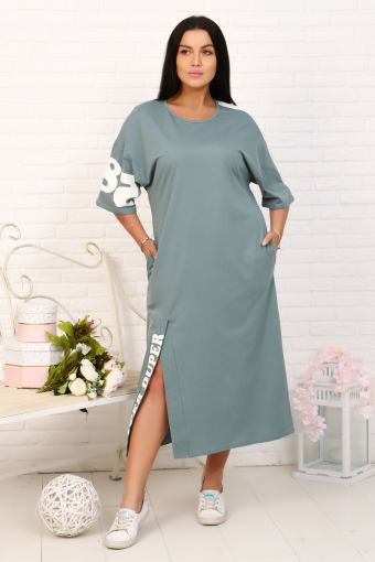 Платье 32005 (Зеленый) - Модно-Трикотаж