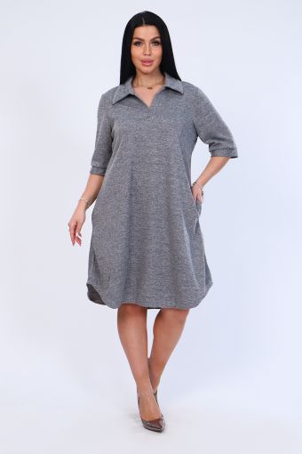 Платье 52266 (Серый) - Модно-Трикотаж