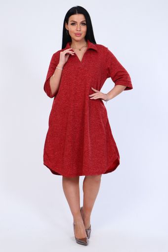 Платье 52266 (Красный) - Модно-Трикотаж