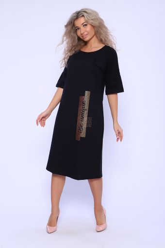 Платье женское 24279 (Черный) - Модно-Трикотаж