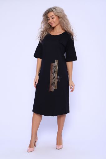 Платье женское 24279 (Черный) (Фото 2)
