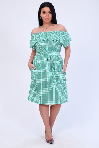 Платье 71064 (Светло-зеленый) - Модно-Трикотаж