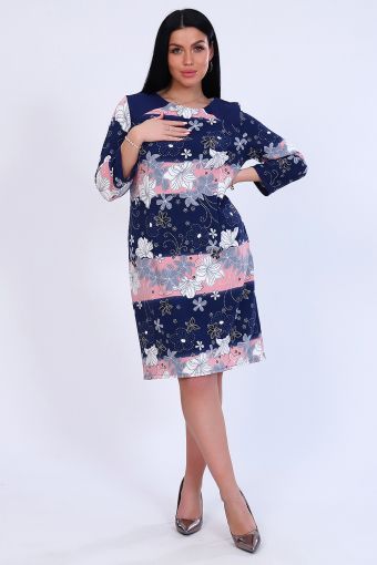 Платье 52268 0 (Розовый) - Модно-Трикотаж