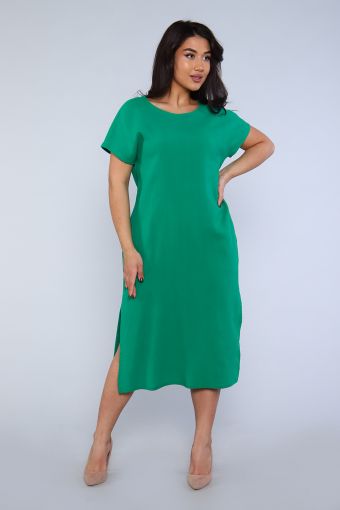 Платье 82024 (Зеленый) - Модно-Трикотаж
