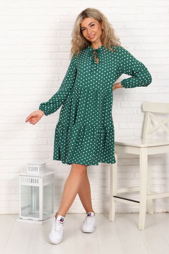 Платье 20652 (Зеленый) - Модно-Трикотаж