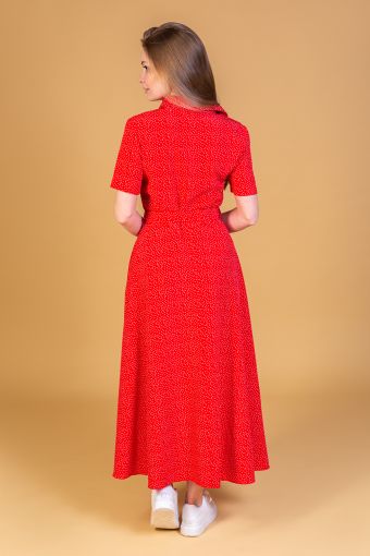 Платье 22259 (Красный) (Фото 2)