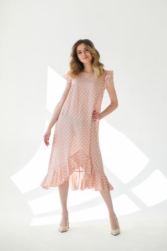 Платье Хлоя (Розовый) - Модно-Трикотаж