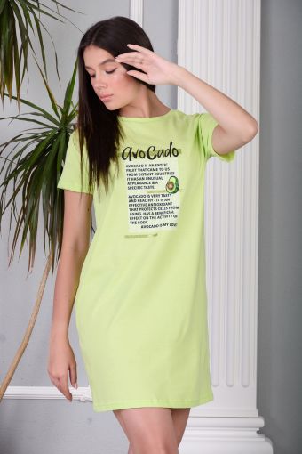 Сорочка Лисбон (Салатовый) - Модно-Трикотаж