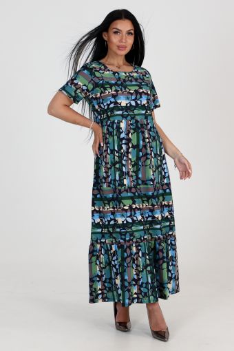 Платье 24762 (Синий) - Модно-Трикотаж