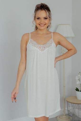 Сорочка Мия (Белый) - Модно-Трикотаж