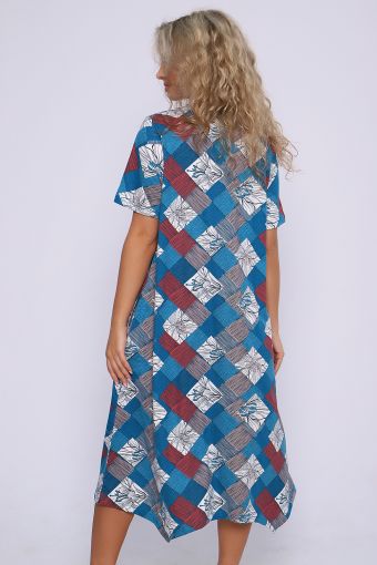 Платье 59151 (Синий) (Фото 2)