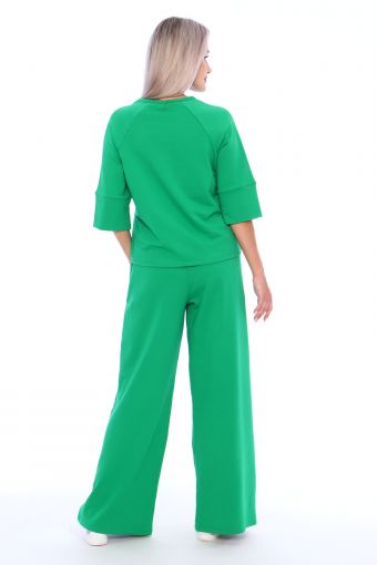 Костюм с брюками Изумруд 31ф (Зеленый) (Фото 2)