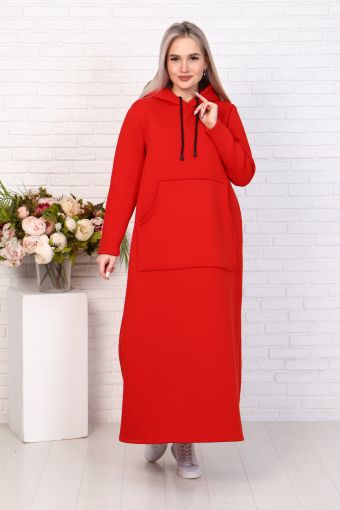 Платье 5722 (Бордовый) - Модно-Трикотаж