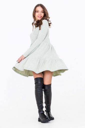 Платье 50512 (Фисташковый) - Модно-Трикотаж