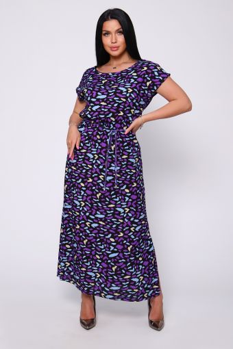 Платье 56510 (Фиолетовый) - Модно-Трикотаж