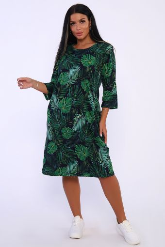Платье 59178 (Зеленый) - Модно-Трикотаж
