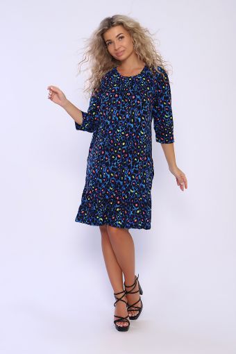 Платье 59170 (Синий) - Модно-Трикотаж
