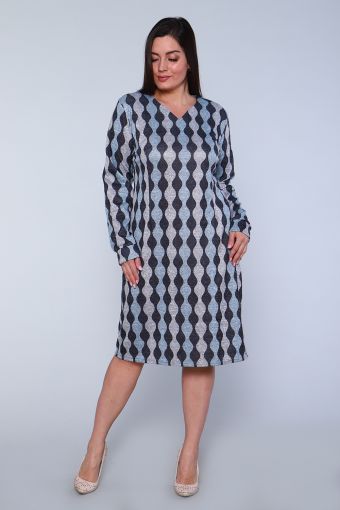 Платье Помпей (Серый) - Модно-Трикотаж