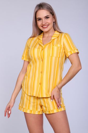 Пижама 70029 (Желтый) - Модно-Трикотаж