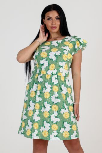 Платье 24763 (Зеленый) - Модно-Трикотаж