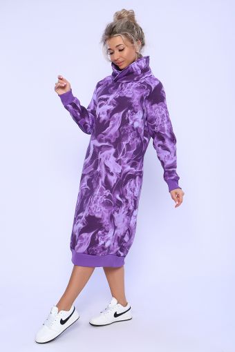 Платье 24272 (Фиолетовый) - Модно-Трикотаж
