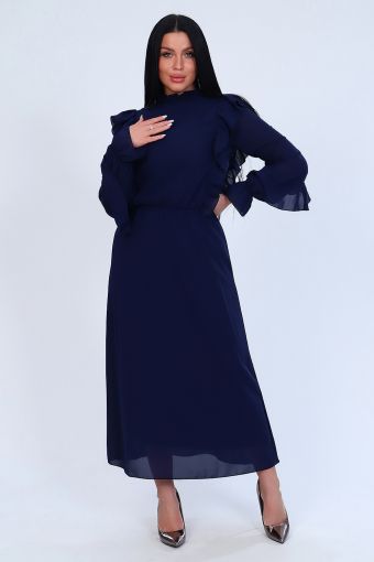 Платье 52260 (Синий) - Модно-Трикотаж