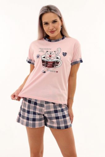 Пижама 21583 (Розовый) (Фото 2)