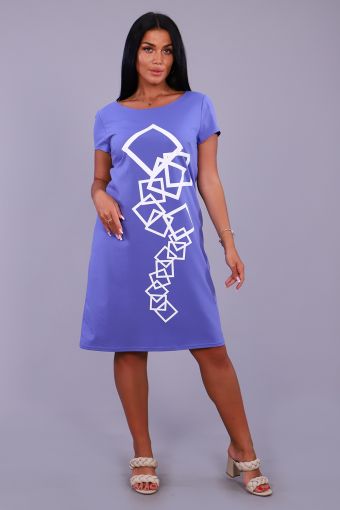 Платье 24880 (Сиреневый) - Модно-Трикотаж