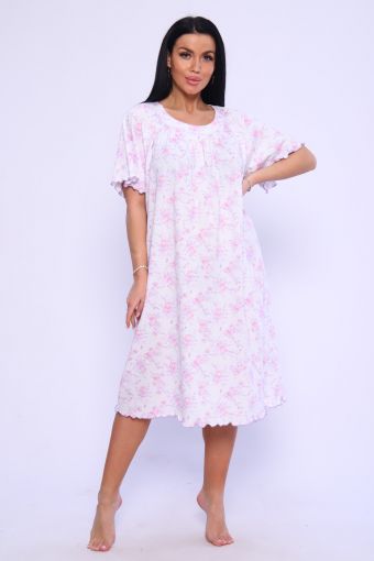 Сорочка 35840 (Розовый) - Модно-Трикотаж