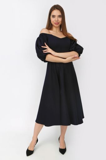 Платье 22251 (Темно-синий) - Модно-Трикотаж