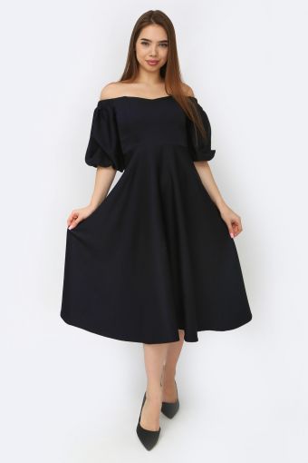 Платье 22251 (Черный) - Модно-Трикотаж
