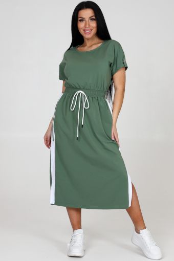24786 платье женское (Зеленый) (Фото 2)