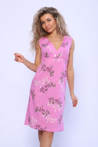 Сорочка 13120 (Розовый) - Модно-Трикотаж