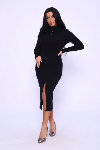 Платье 71097 (Черный) - Модно-Трикотаж