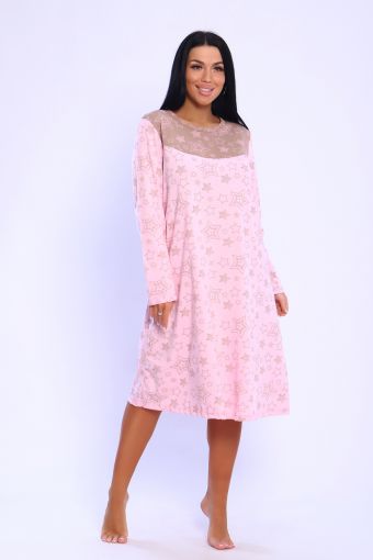 35323 сорочка (Розовый) - Модно-Трикотаж