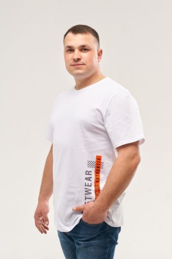 футболка мужская Норд (Белый) - Модно-Трикотаж